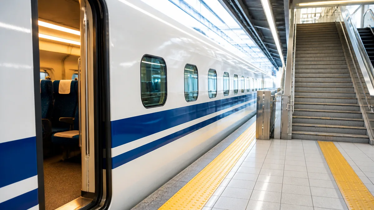 6号車か11号車に乗れば階段のすぐ目の前に降りられるの解説画像