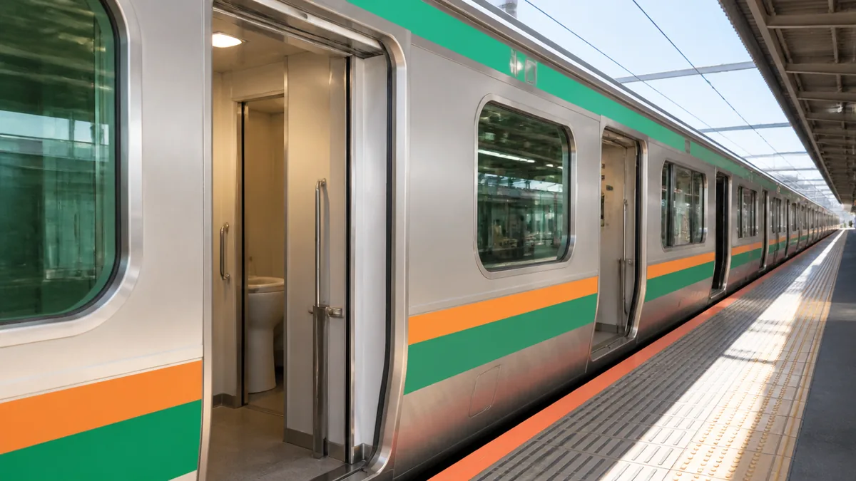 東海道線のトイレは何号車？普通車1号車・グリーン車5号車から区間別の有無まで全解説のアイキャッチ画像