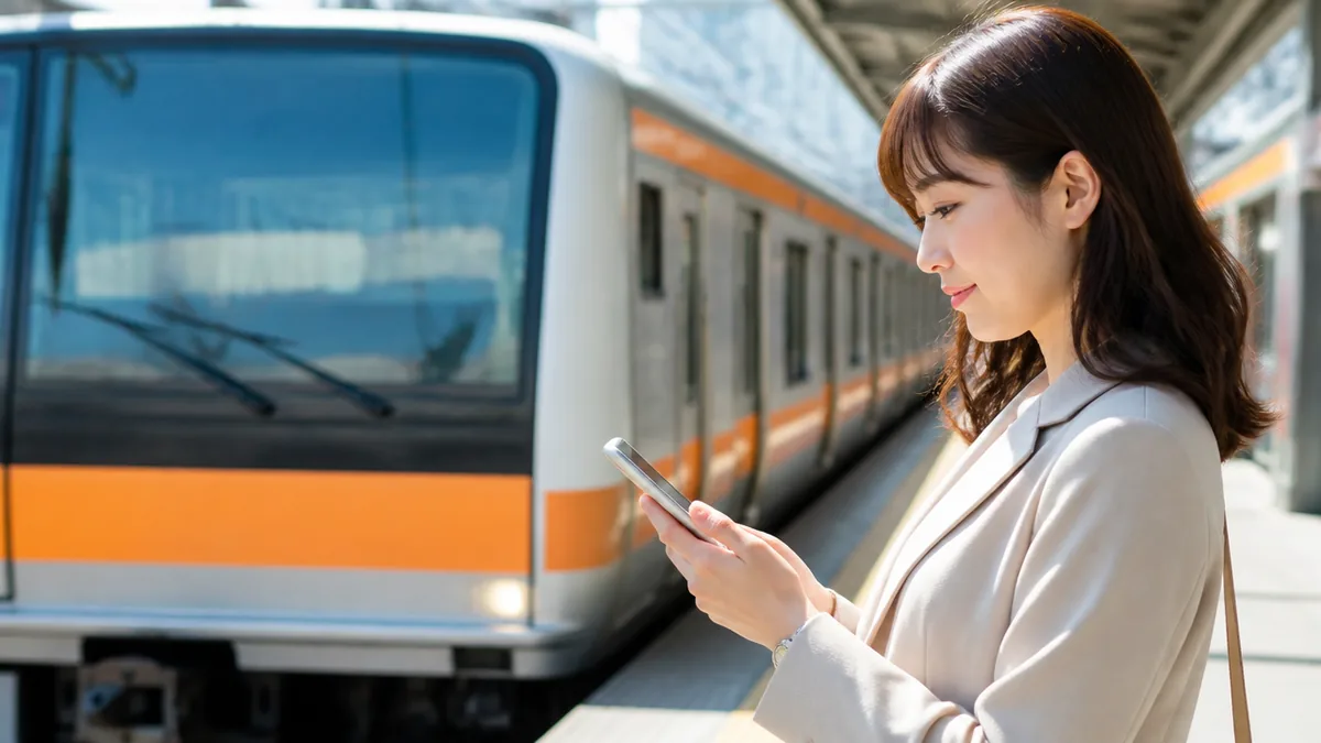 中央線の遅延証明書はWebで過去45日分が取れる！スマホでの取り方と対象路線・出ない理由を全解説のアイキャッチ画像