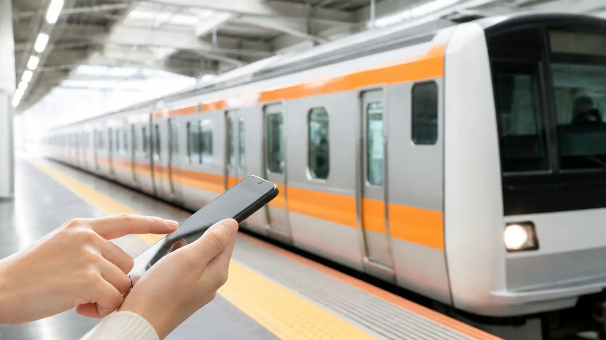 中央線の遅延証明書はどこで取れる？結論はWebで過去45日分の解説画像