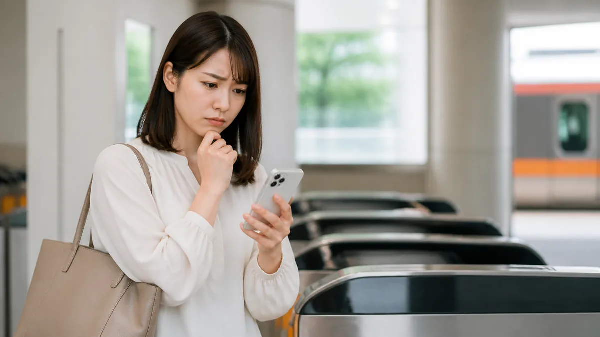 「掲載されてない…」中央線の遅延証明書が出ない理由の解説画像