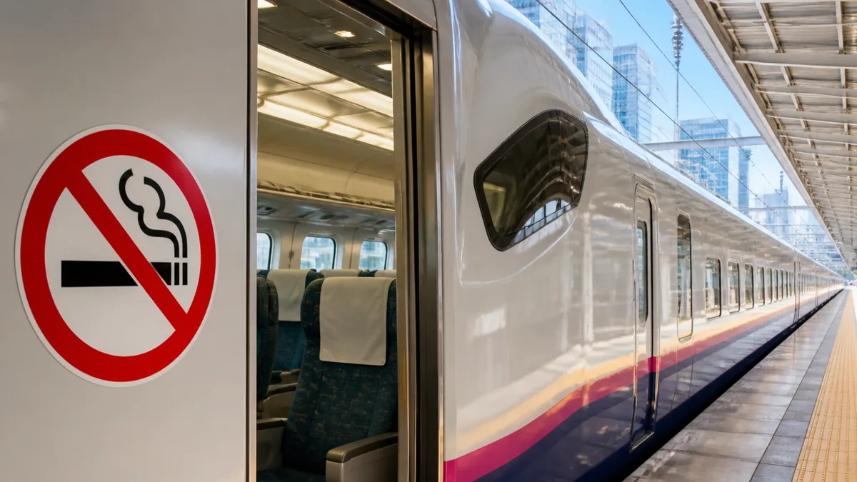 車内では吸えない！東北新幹線が全車禁煙になった理由と乗車前の段取りの解説画像