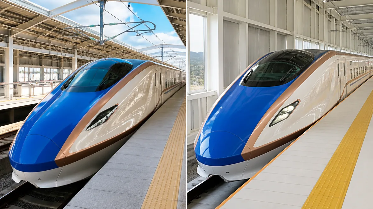北陸新幹線の車両はE7系とW7系の2種類｜違いはたった4つだけの解説画像