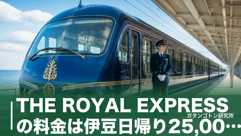 THE ROYAL EXPRESSの料金は伊豆日帰り25,000円から｜全プランの値段と四季島・瑞風との比較のアイキャッチ画像