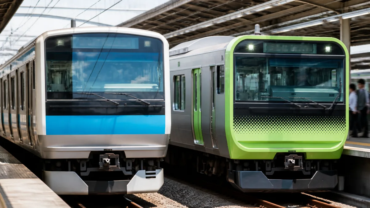 並走区間でどっちが速い?停車駅の数で決まるの解説画像