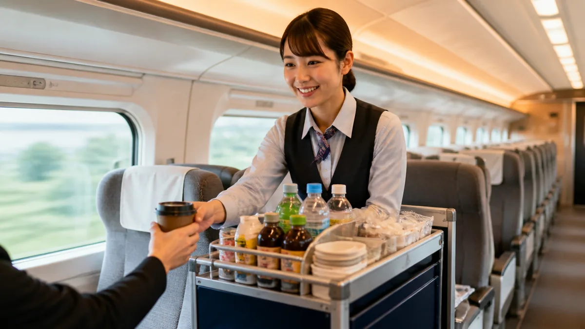 かがやきの車内販売は今もある?結論と「営業する列車」の見分け方の解説画像