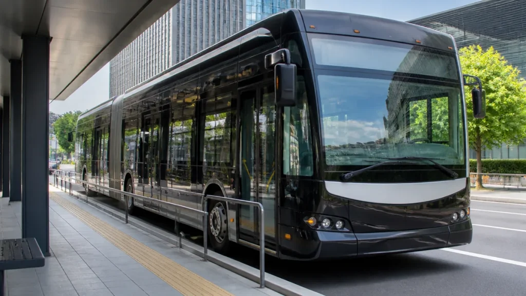 SRTは名古屋の新交通！運賃210円・名古屋駅〜栄を走る黒い連節バスの乗り方を全解説のアイキャッチ画像