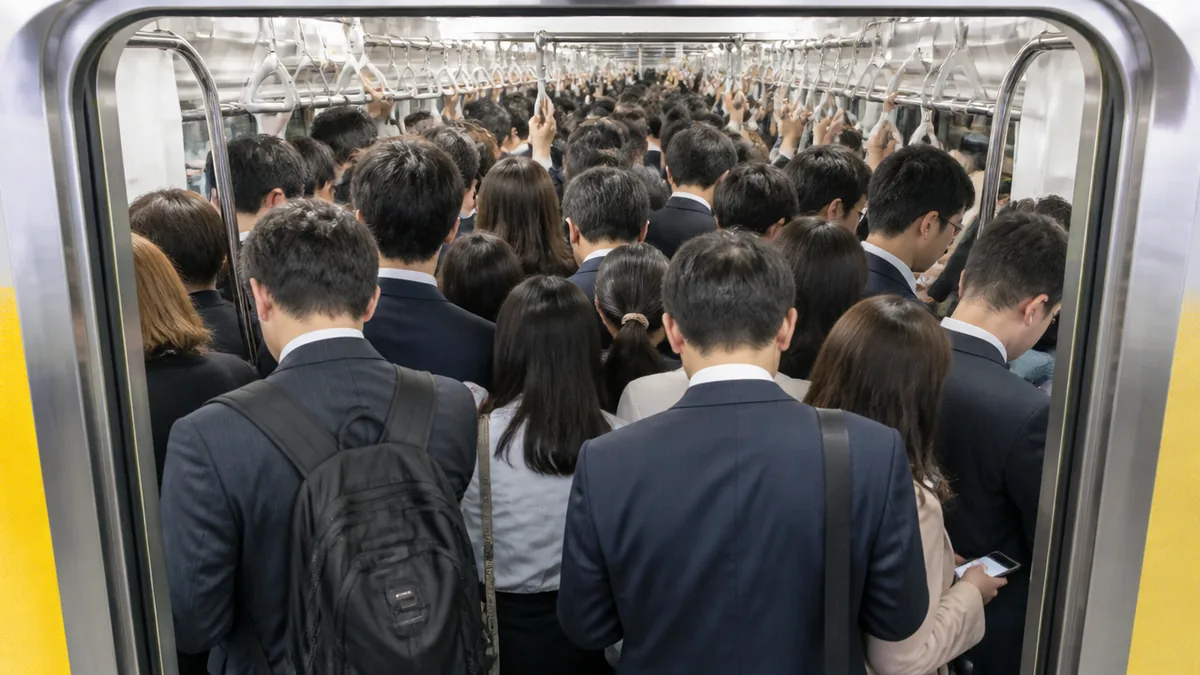 一番きついのはどの路線？混雑率データで見る「乗りたくない区間」の解説画像