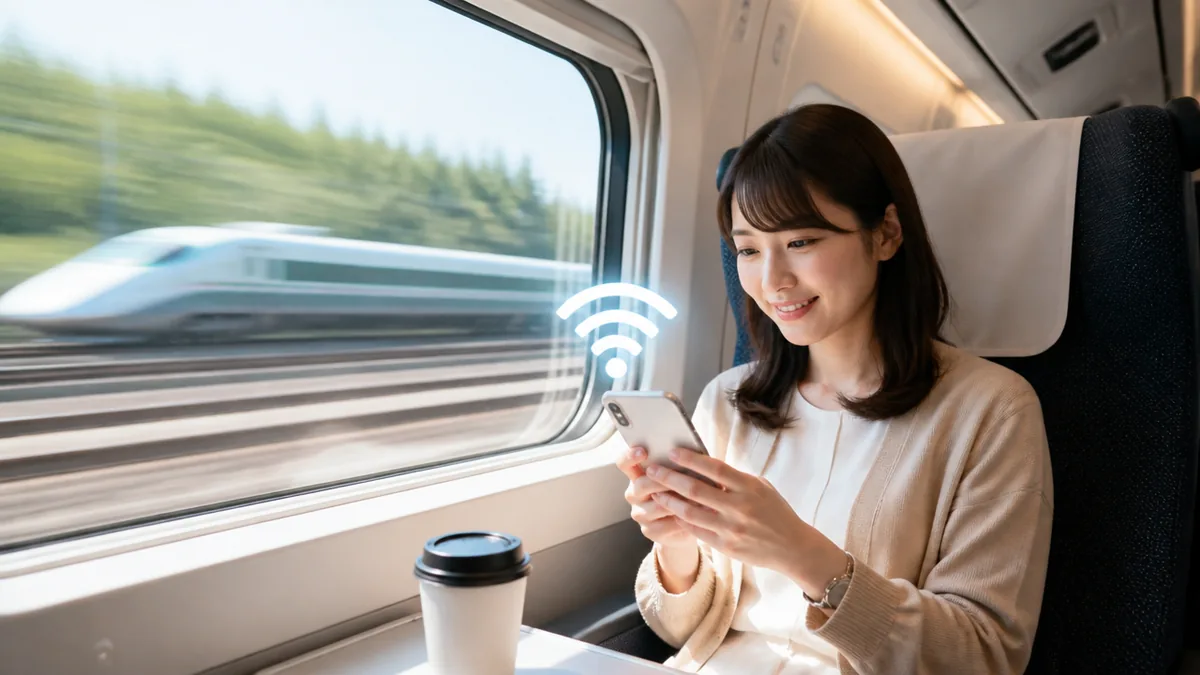 東北新幹線のWi-Fiは全列車で無料｜まず結論と対応車両の解説画像
