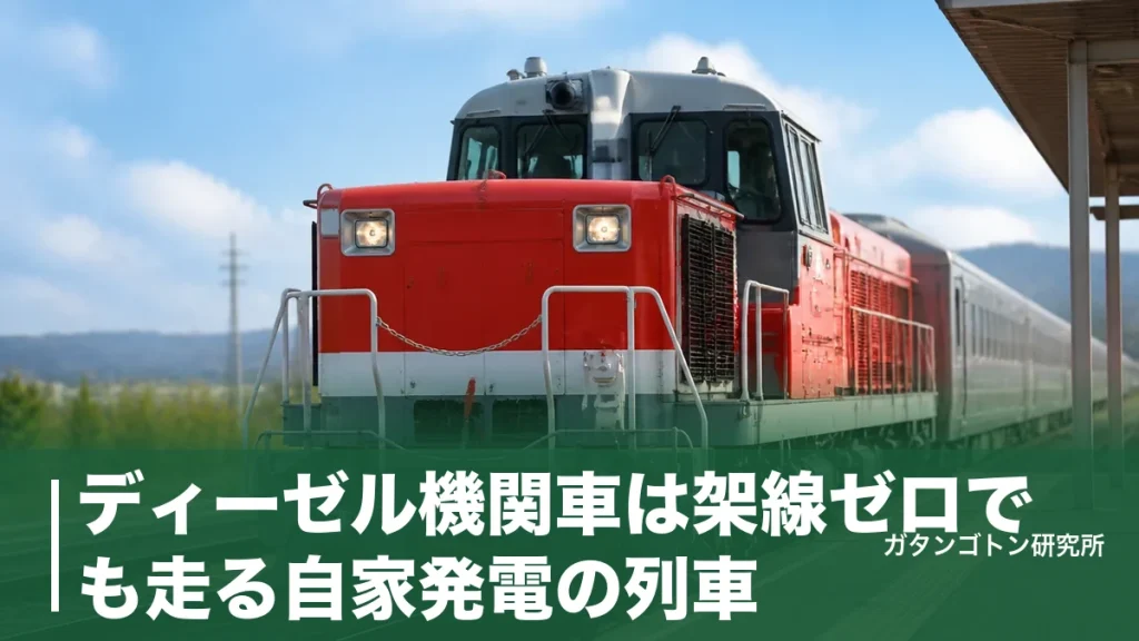 ディーゼル機関車は架線ゼロでも走る自家発電の列車｜現役4形式と会える場所を全解説のアイキャッチ画像