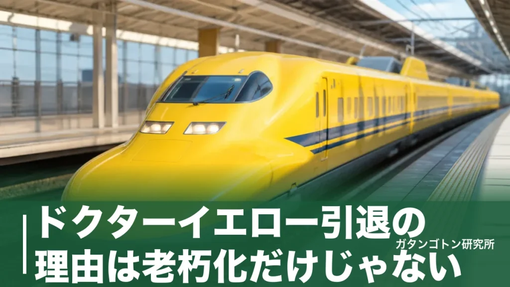 ドクターイエロー引退の理由は老朽化だけじゃない｜2027年1月ラストランと後継ドクターSを解説のアイキャッチ画像