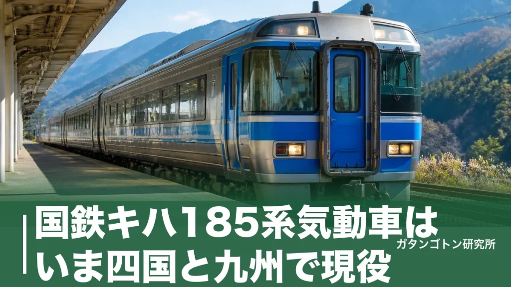 国鉄キハ185系気動車はいま四国と九州で現役！剣山・ゆふの料金と乗れる場所を全解説のアイキャッチ画像