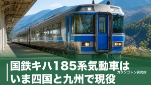 国鉄キハ185系気動車はいま四国と九州で現役！剣山・ゆふの料金と乗れる場所を全解説のアイキャッチ画像