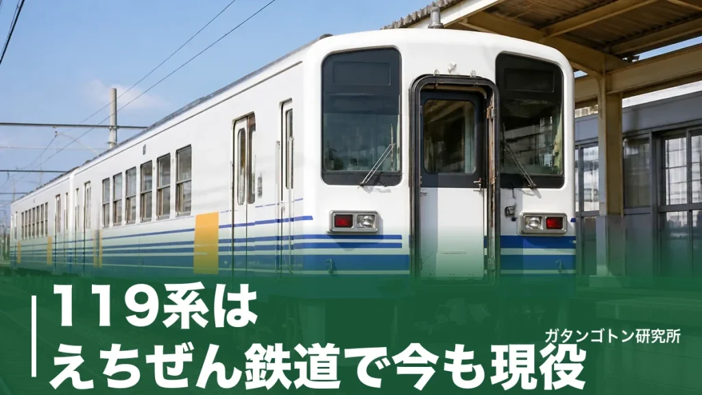 119系はえちぜん鉄道で今も現役！飯田線引退の全記録と会いに行く方法を全解説のアイキャッチ画像