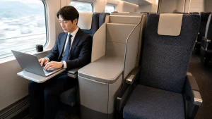 新幹線の「独りぼっち席」の正体はS WorkPシート！2,000円で隣が来ない席を徹底解説のアイキャッチ画像