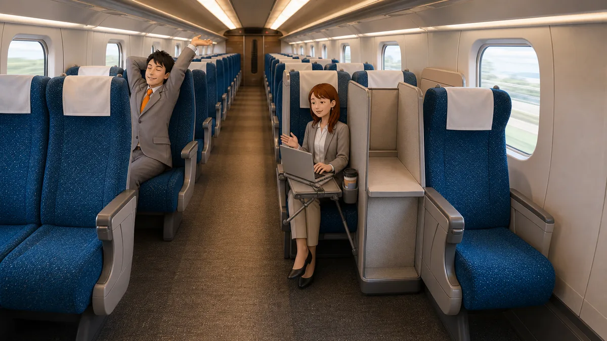 無料の7号車と2,000円のPシート、どっちを選ぶ？の解説画像