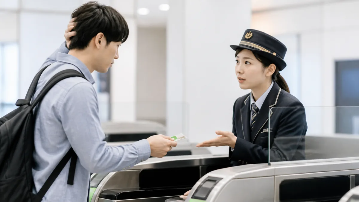 改札で「入場記録がありません」と言われたら、まずこの3ステップの解説画像