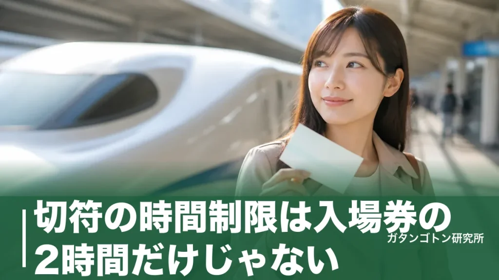 切符の時間制限は入場券の2時間だけじゃない｜有効期間・払い戻し期限の全ルールのアイキャッチ画像