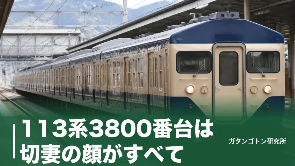 113系3800番台は切妻の顔がすべて！サンパチ君18両の正体と今も会える方法のアイキャッチ画像