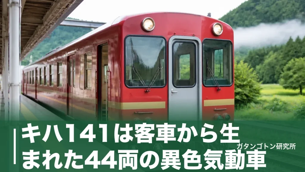 キハ141は客車から生まれた44両の異色気動車｜4形式の違いと観光列車への転身を全解説のアイキャッチ画像