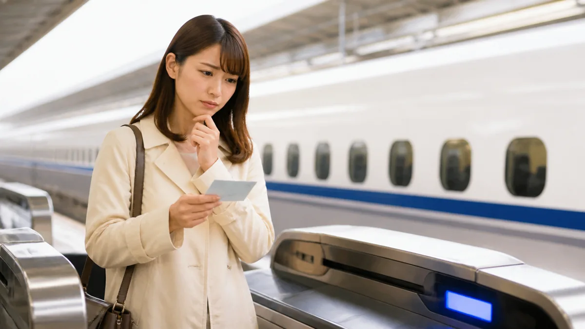 逆はダメ!券面の発駅より手前の駅から乗ると別料金になるの解説画像