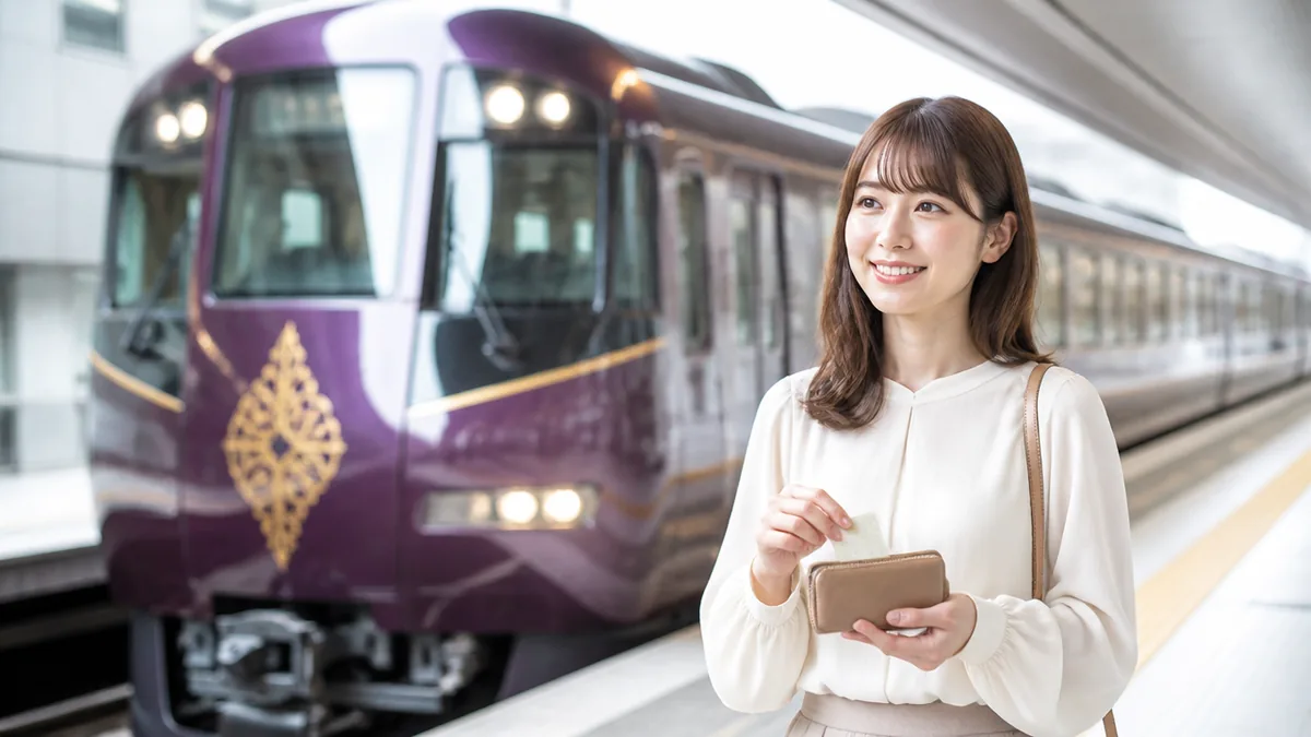 あおによし（近鉄）の料金は「運賃＋特急料金＋210円」の3階建ての解説画像