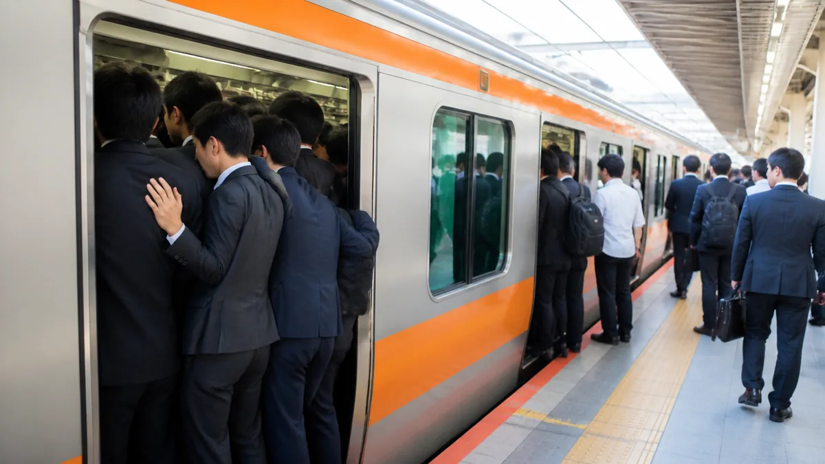 中央線の混雑時間は朝8時台前半がピーク｜時間帯別の混み具合を一気見の解説画像