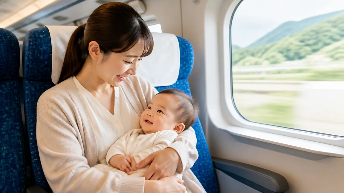 新幹線はいつから乗れる？答えは「0歳の赤ちゃんから」の解説画像